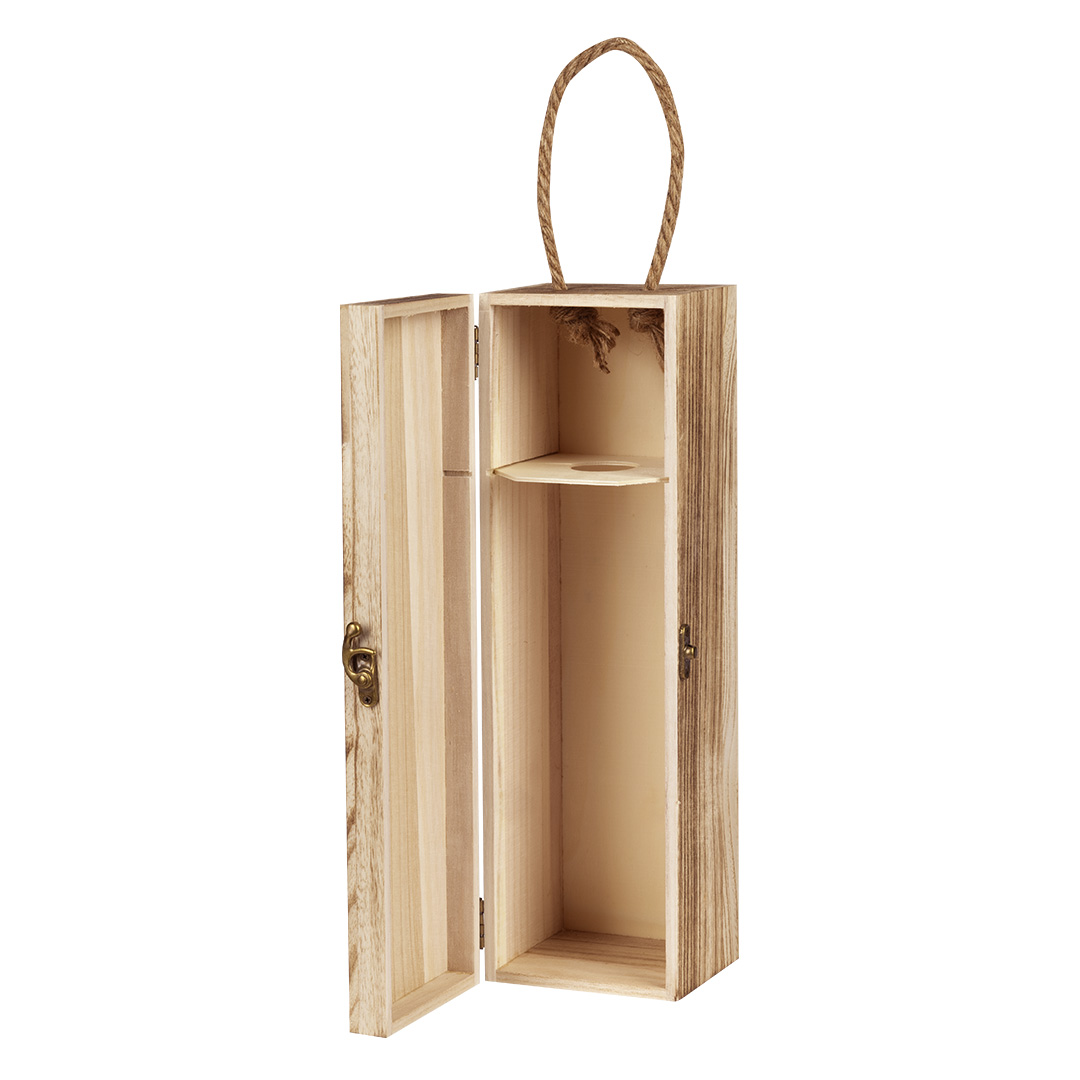 Drvena poklon kutija za flašu